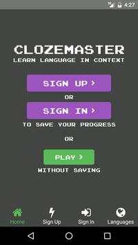 Clozemaster 1 تصوير الشاشة