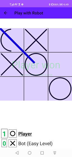 Tic Tac Toe Multiplayer Difficulty Level Game screenshot 6
