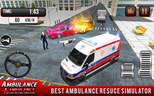 911 Ambulance City Rescue Game screenshot 3