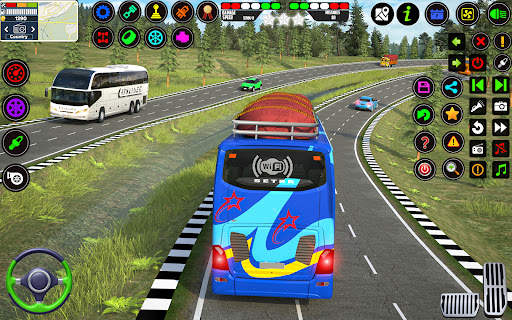 City Coach Bus Driving Sim 3D screenshot 4