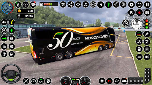 Coach Bus Racing - Bus Games screenshot 1