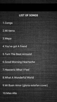 Gloria Estefan Best Songs screenshot 1