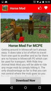 Horse MOD For MCPE! screenshot 2