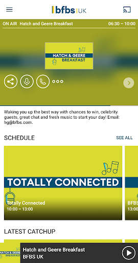 BFBS Radio Mobile APP screenshot 1