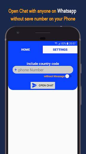WhatSoo ( App for an Instant Chat on WhatsApp ) screenshot 1