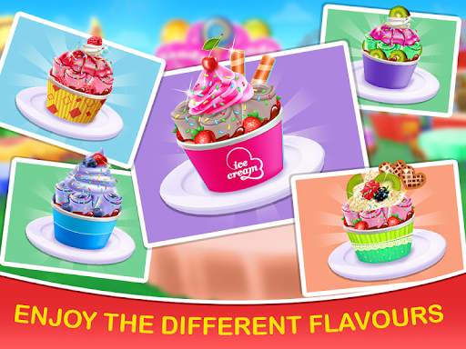 Ice Cream Roll Maker Cooking screenshot 3