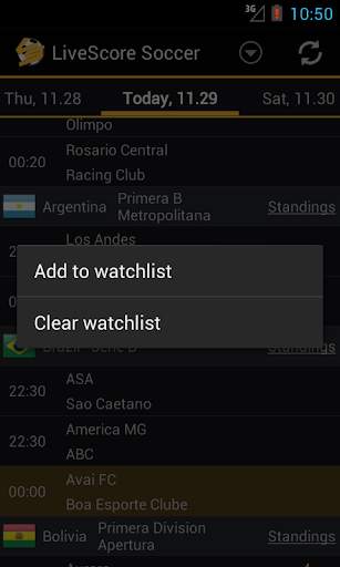 LiveScore Football screenshot 5