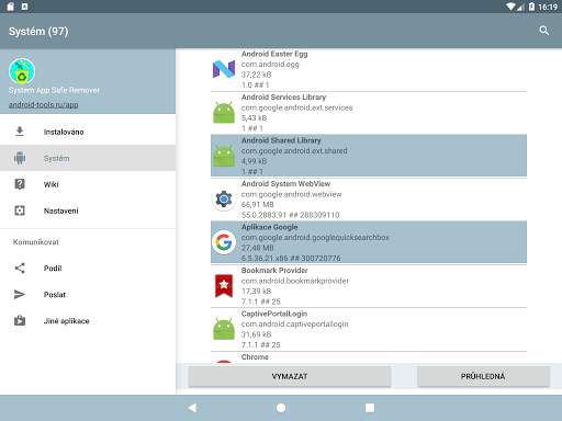 Gestionnaire d'applications système screenshot 22