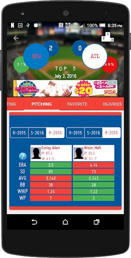 ScoreBox - MLB Baseball Stats screenshot 4