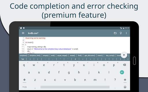 Cxxdroid - C/C   compiler IDE screenshot 14