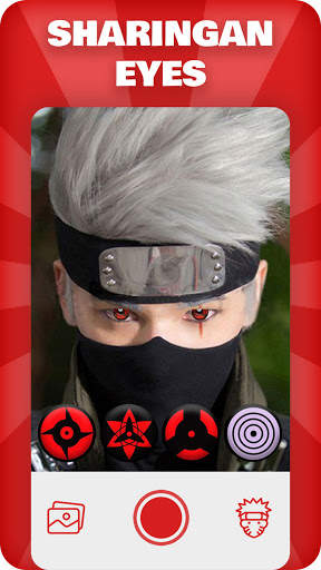 Sharingan Eye Photo Editor - Anime Photo Effect screenshot 1