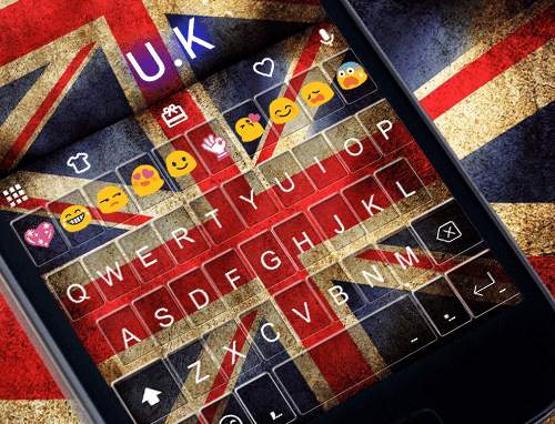 UK Keyboard Emoji Skin screenshot 5