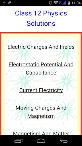 Class 12 Physics Solutions скриншот 1