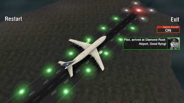 Airplane Night Flight Time Sim screenshot 1