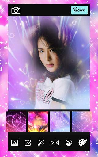 Glitter Sparkle Photo Effects - Photo Frame screenshot 1