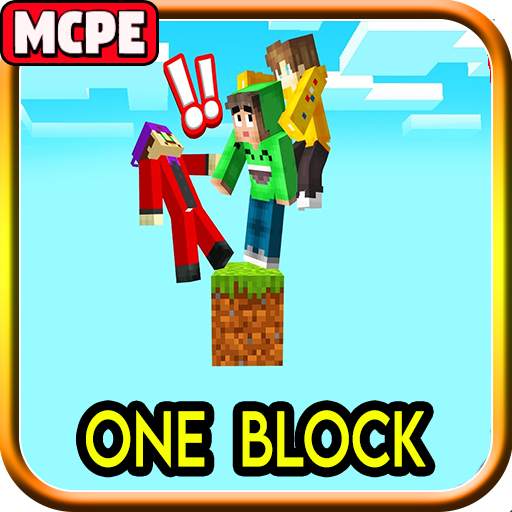 One Block Survival Skyblock Map for Minecraft PE 4.7