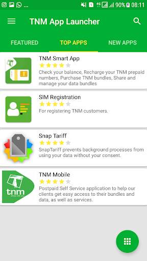 TNM App Launcher screenshot 2