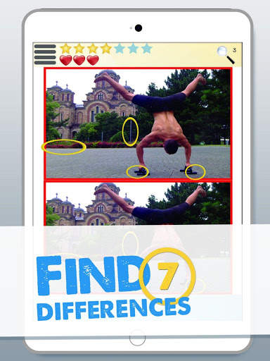 Find 7 differences  Brain Training Games screenshot 1