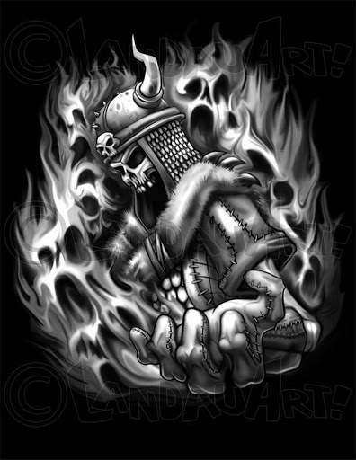 Skulls Tattoo Design Wallpaper screenshot 5