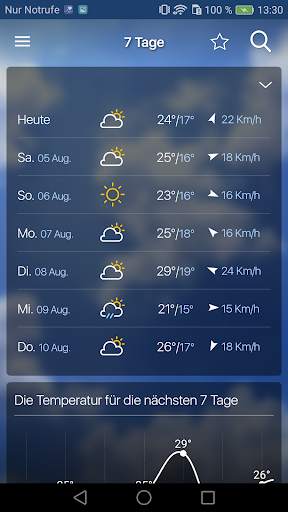 freemeteo screenshot 2