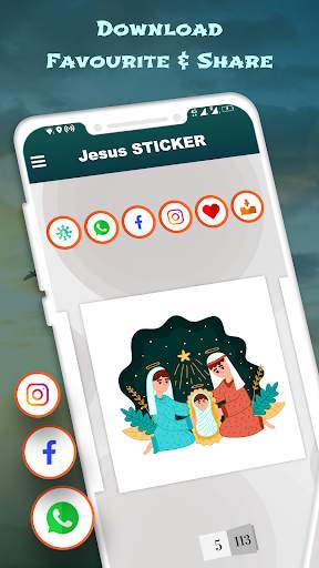 Jesus GIF : Jesus Christ Stickers for Whatsapp screenshot 3