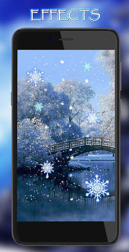 Snowfall Winter Live Wallpaper screenshot 2