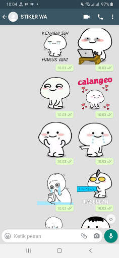 Pack Stiker Wa Pentol Lucu WAStickerApps screenshot 1