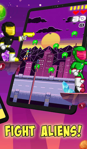 Hop Shot: Alien Attack Game - 2D Space Shooter screenshot 14