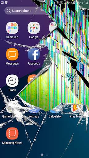 Broken & Cracked Screen Prank screenshot 2