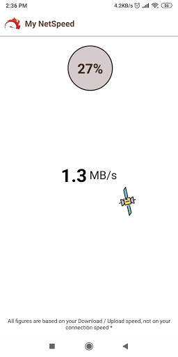 My NetSpeed screenshot 2