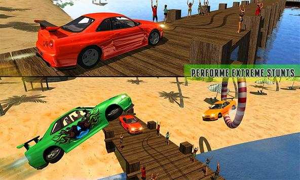 Water Surfing Car Racing Stunt screenshot 5