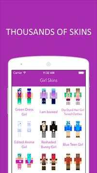 3D Girl Skins for Minecraft PE screenshot 5