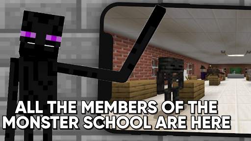 Monster school mod MCPE screenshot 1