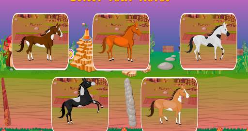 Horse Racing Mania - Girl game screenshot 10