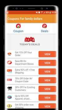 Smart Coupon For Family Dollars2 - 89% OFF Deals screenshot 2
