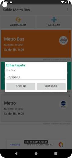 Saldo Metro Bus screenshot 4