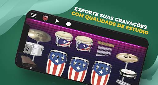 Percussão Virtual -  Instrumentos de percussão 3 تصوير الشاشة