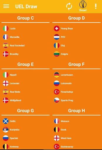 Undian Grup Sepak Bola Europa - 2021/2022 screenshot 4