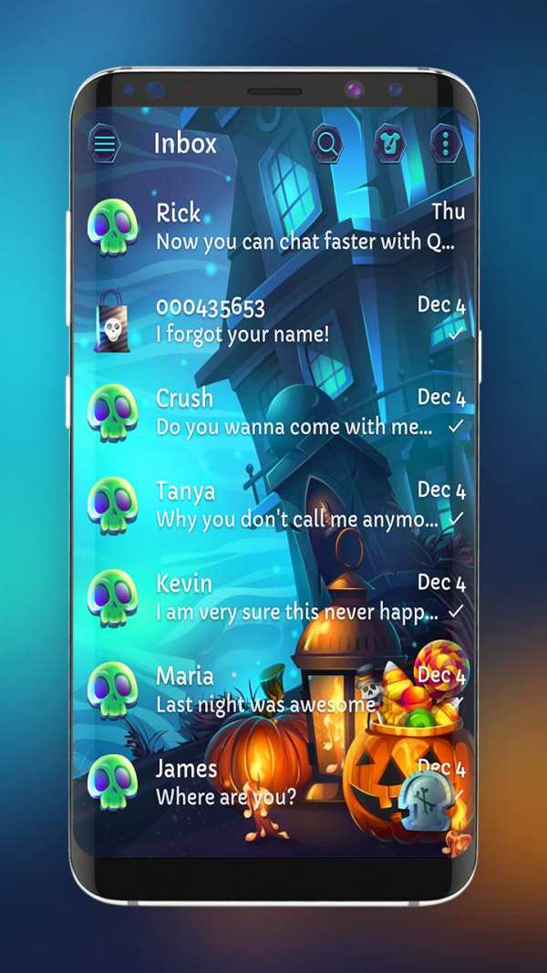 Haunted house sms messenger screenshot 1
