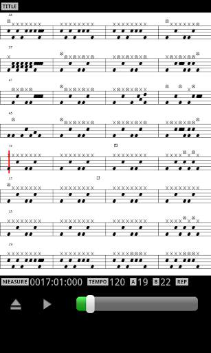MIDI Drum Score Player screenshot 4