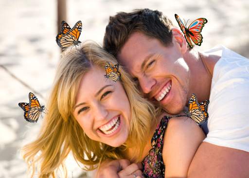 Butterfly Photo Sticker 3 تصوير الشاشة