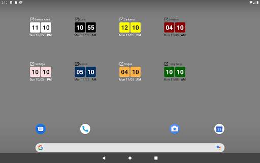 World Clock Widget   screenshot 6