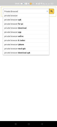 Browsite - Private browser 2 تصوير الشاشة