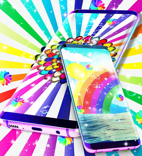Rainbow live wallpaper screenshot 5