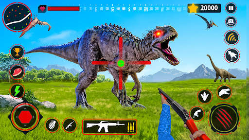 Dinosaur Games Hunting Gun 3D screenshot 1
