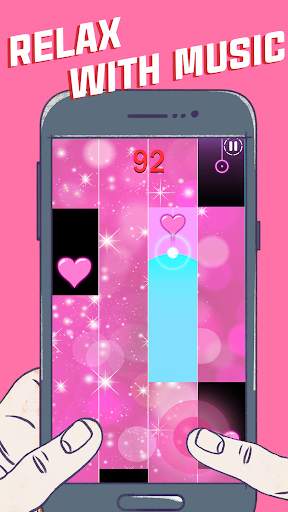 Lovely Heart Piano Tiles screenshot 2