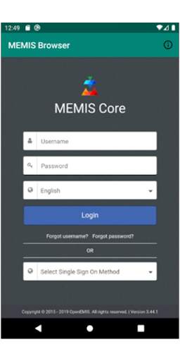 MEMIS Browser screenshot 1