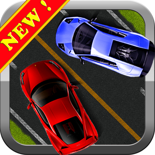 2 Cars racing icon