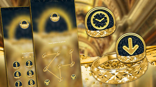 Golden Ring Launcher Theme screenshot 4