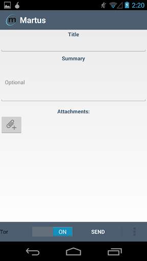 Mobile Martus screenshot 2